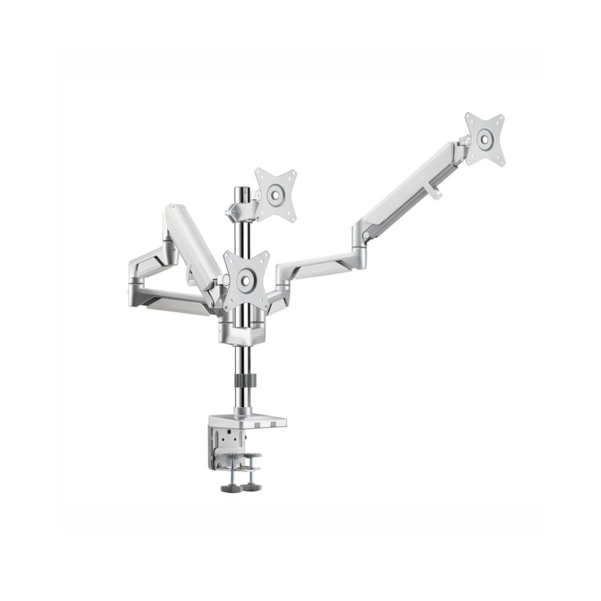 Parrot Triple Monitor Clamp Bracket with Gas Spring Arm