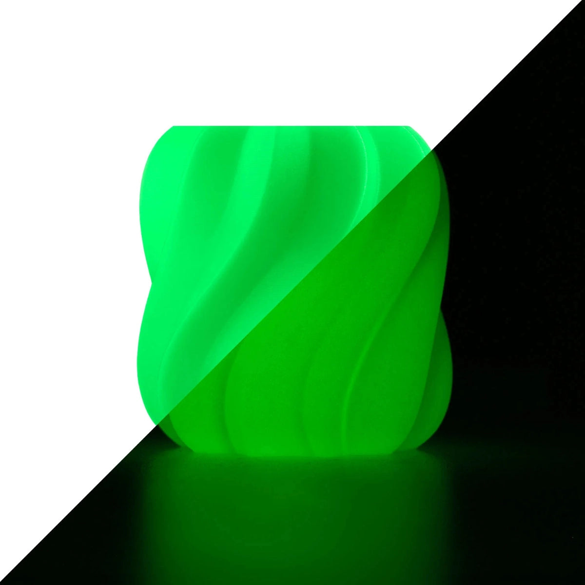 Anycubic PLA Glow Filament – Green (Green Glow)