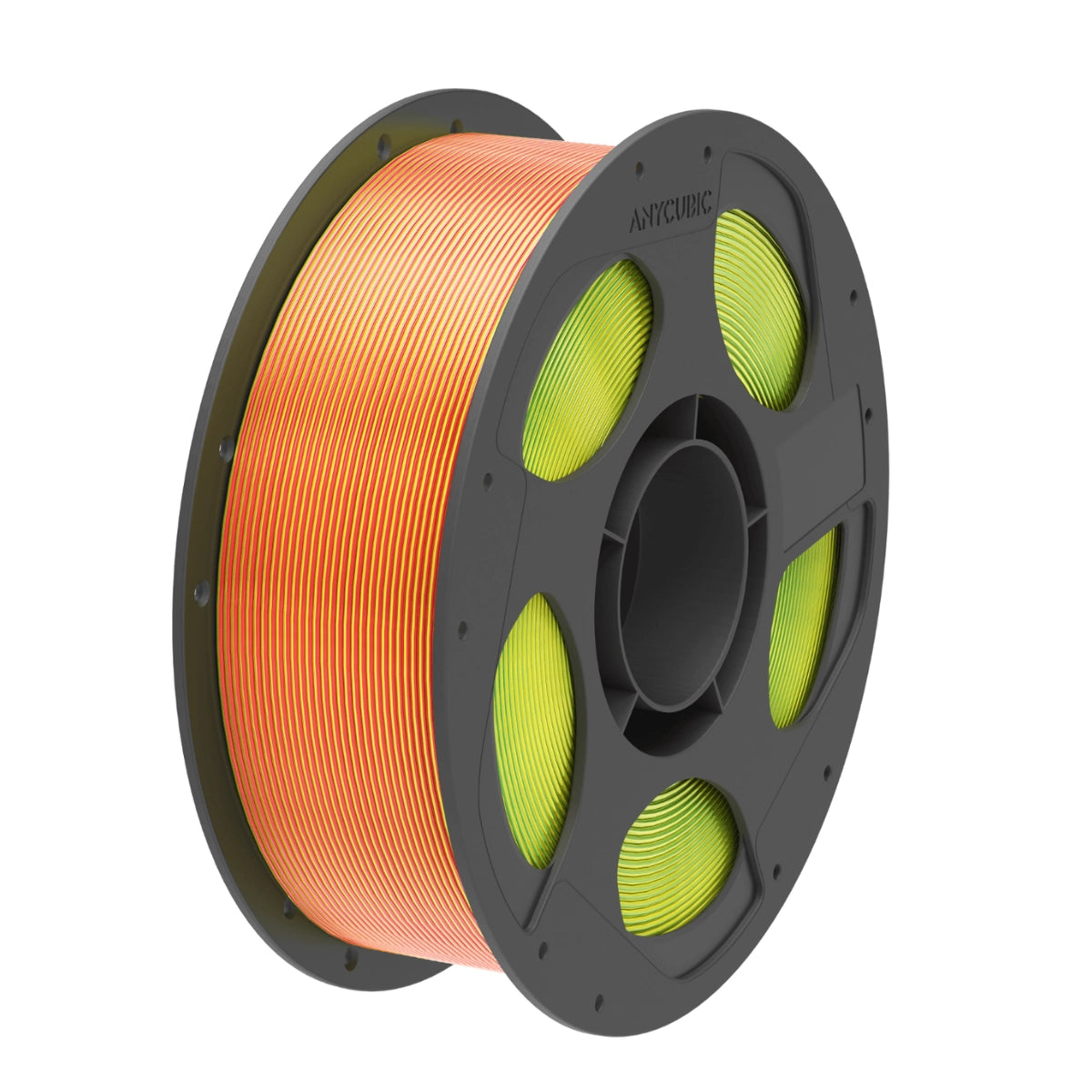 Anycubic PLA Silk Tri-Color Filament – Red Yellow Green