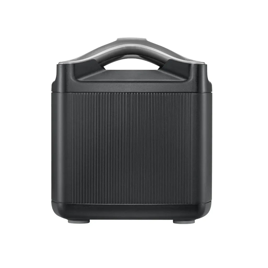 Portable EcoFlow inverter for camping and outdoor adventures.