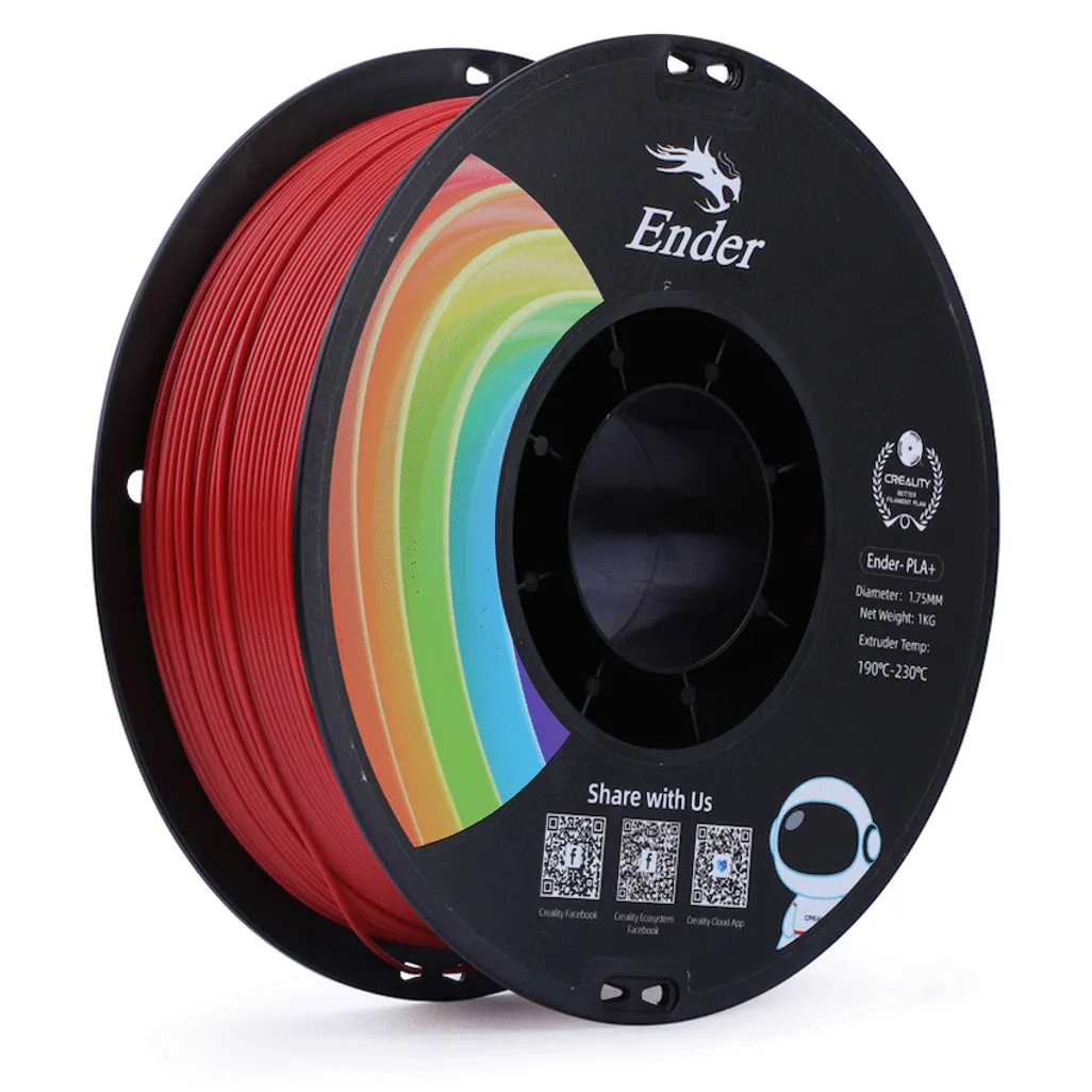 Creality Ender PLA+ Filament Red – 1 kg