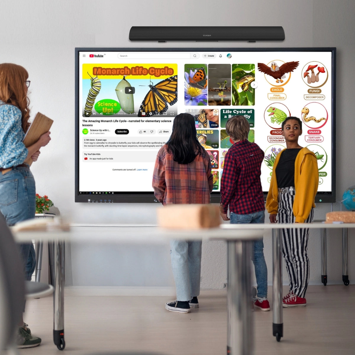 Parrot 86" Interactive Touch Led Panel