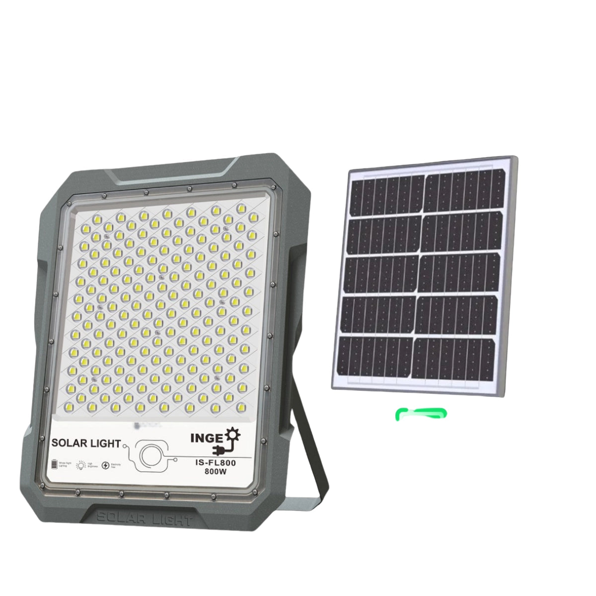 Inge 800W LED Cool White Solar Light with Motion Sensor