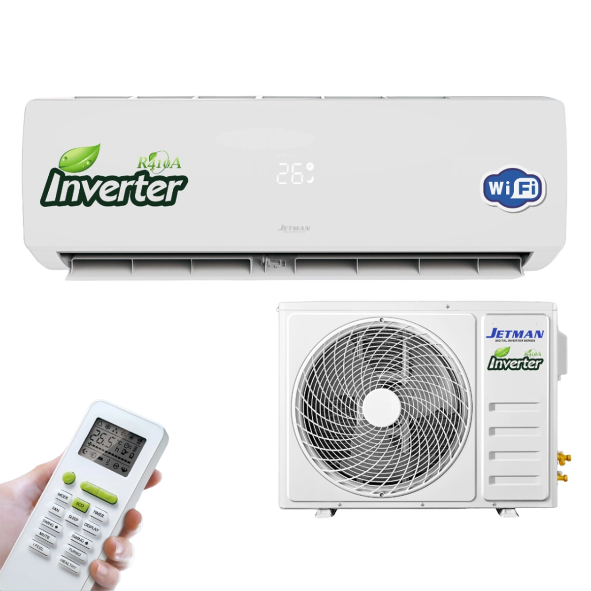 Jetman Digital Inverter Split Aircon 18 000 BTU
