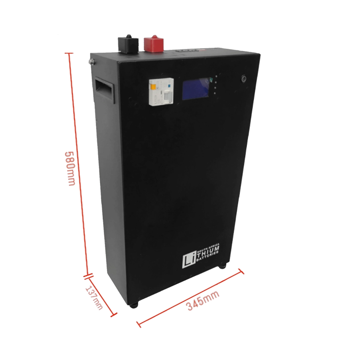 LBSA 25.6V 208Ah 5.3kWh LiFePO4 Battery (Black)
