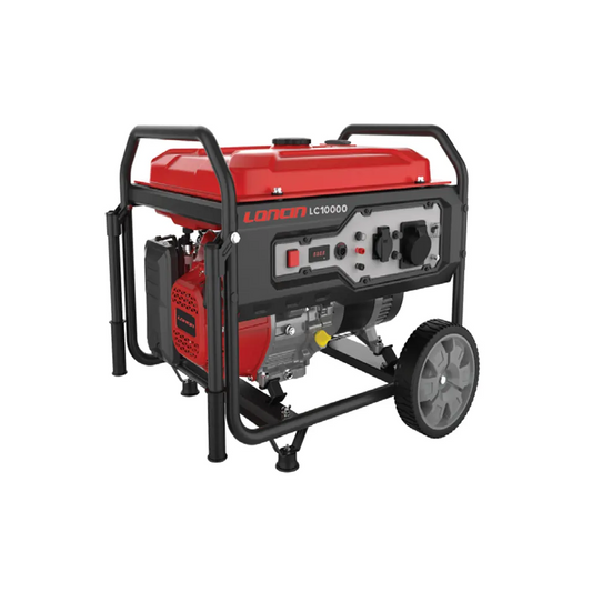 Loncin 8kW Petrol Generator with Electric Start and Wheels