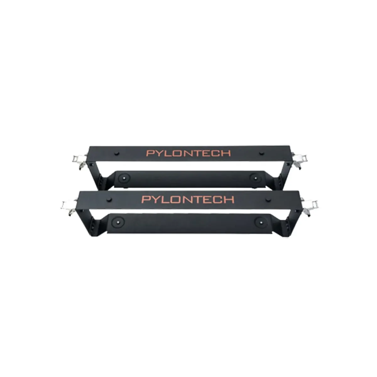 Pylontech 2xBrackets set for vertical stacking of Pylontech UP5000 battery units, designed for easy expansion of energy storage systems.