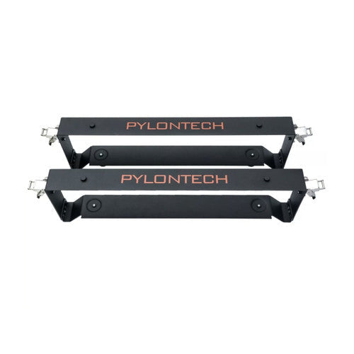 Pylontech 2xBrackets set for vertical stacking of Pylontech UP5000 battery units, designed for easy expansion of energy storage systems.