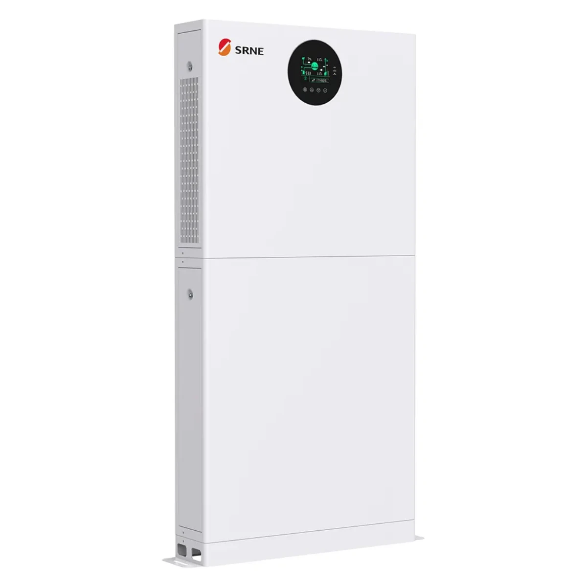 SRNE All-In-1 Vertical Energy Storage System with 5kW Inverter and 5.12kWh Battery