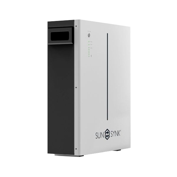 Sunsynk 5.32kW 51.2V 104Ah Battery – Wall-mounted lithium iron phosphate (LFP) energy storage with advanced BMS, scalable up to 42.56kWh.