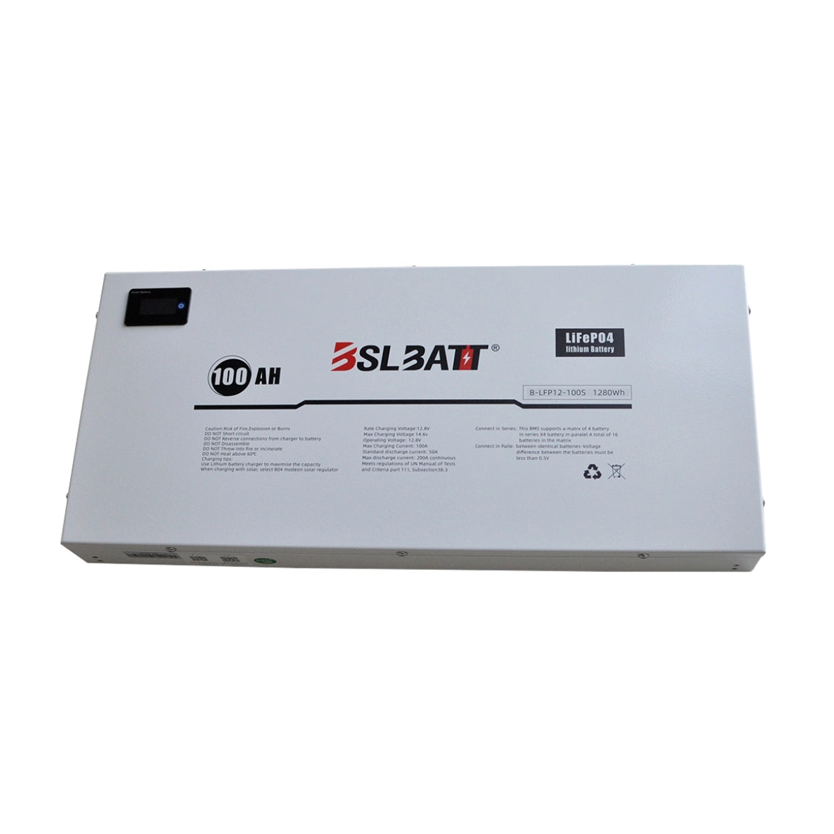 BSL Batt 12V 200Ah LiFePO4 Flat-pack