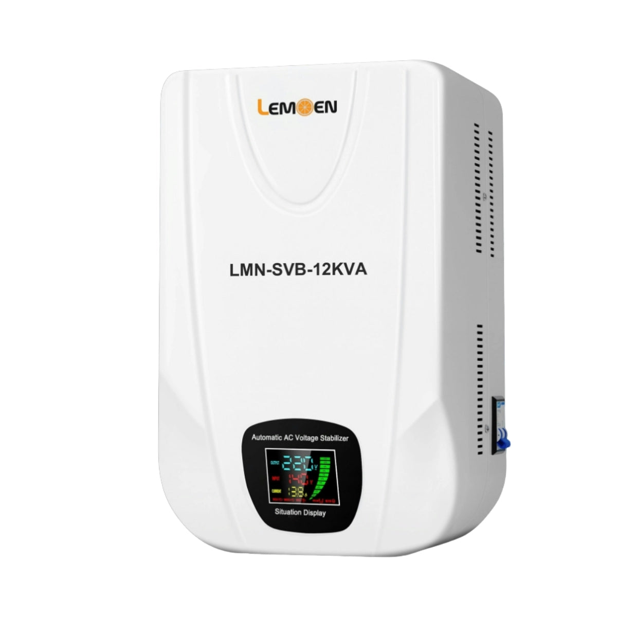 Lemoen 12KVA Single Phase Servo Type Voltage Stabilizer – Crystal