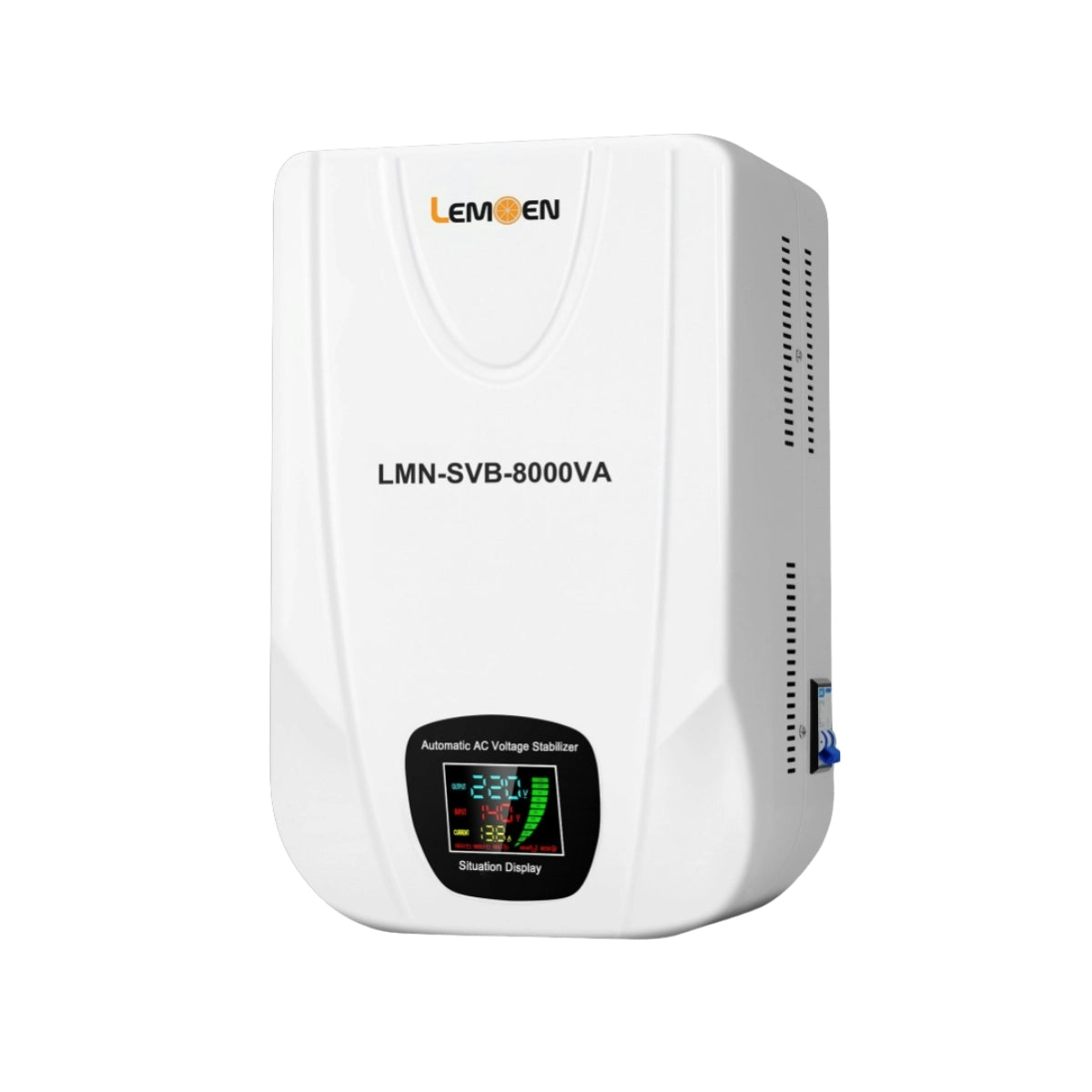 Lemoen 8KVA Single Phase Servo Type Voltage Stabilizer – Crystal