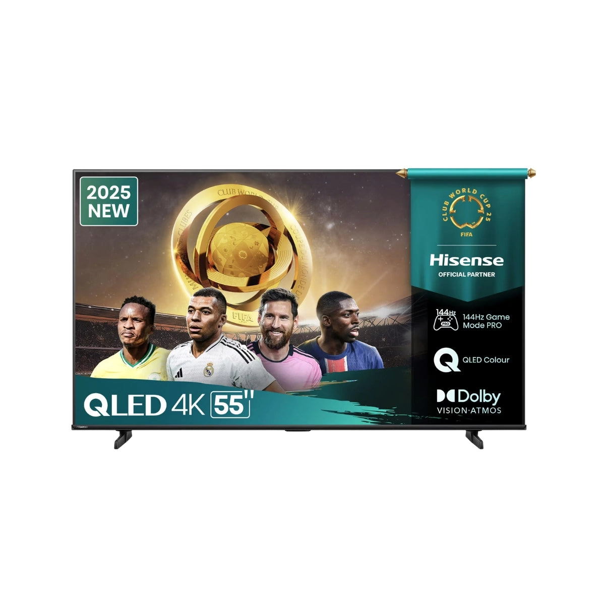 Hisense LEDN55Q7Q 55'' QLED 144hz 4k Smart TV VRR Game Mode PRO