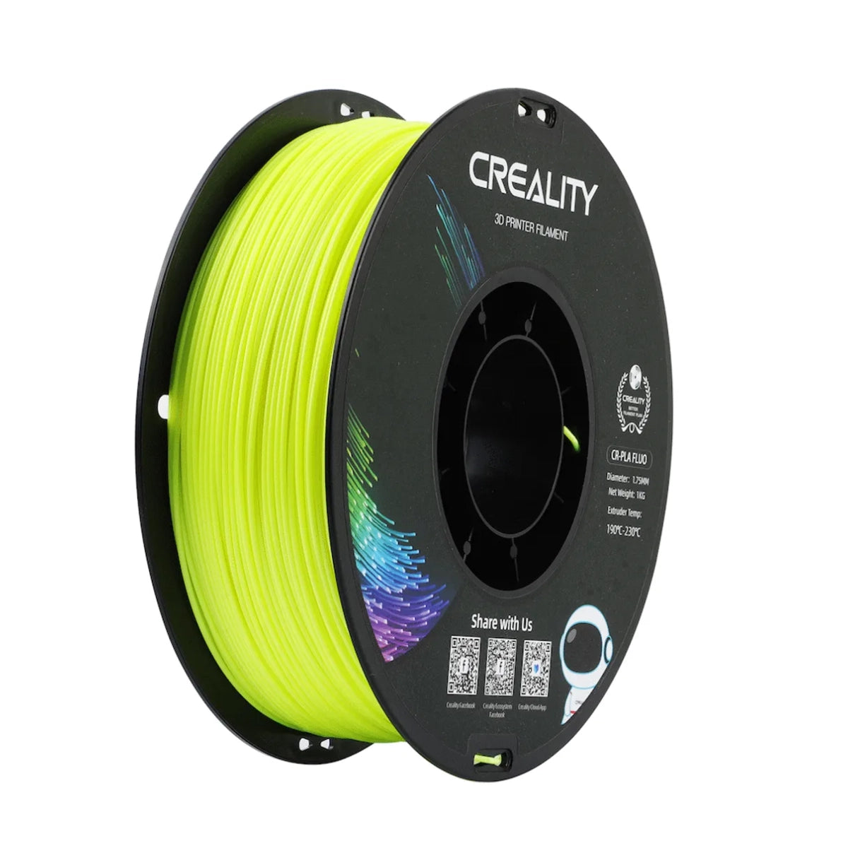 Creality PLA Filament - Fluorescent Yellow - 1kg
