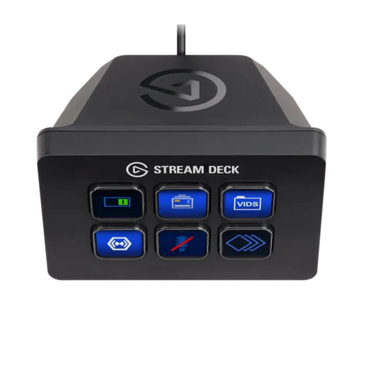 Elgato Stream Deck Mini – 6-Key USB Control Pad for Creators & Gamers