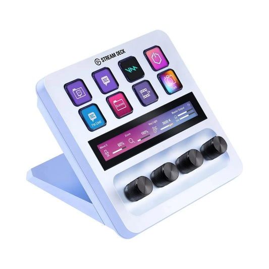 Elgato Stream Deck Plus – 8 Keys & 4 Encoders (White)