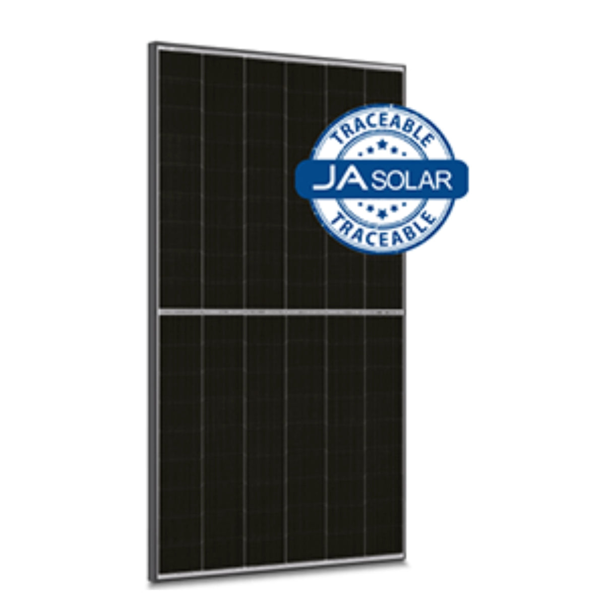 JA Solar 600W N-Type US TOPCon MBB Traceable Double Glass Bifacial 72 Cell Silver Frame MC4-EVO2