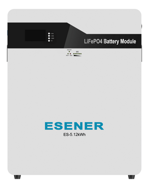 Esener 5.12kwh 51.2v 100Ah LiFePO4 Battery