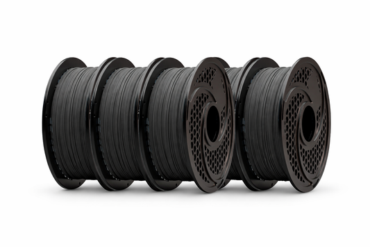 SA Filament | ABS Premium Dark Grey Filament 1kg Rolls, 1.75mm | 6-Pack | Manufactured in South Africa