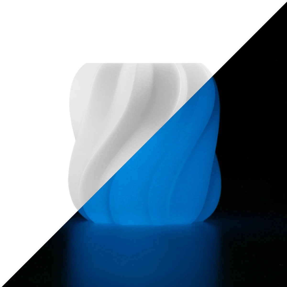 Anycubic PLA Glow Filament – White (Blue Glow)