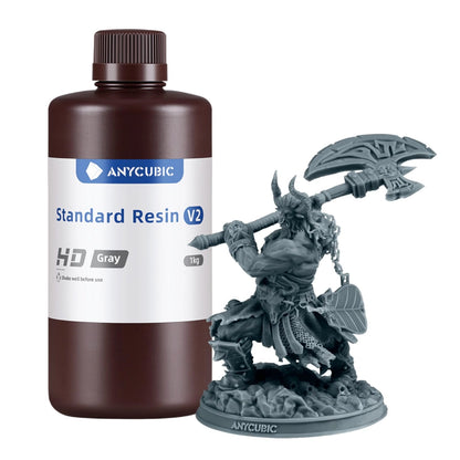 Anycubic Standard Resin V2 1kg – HD Grey