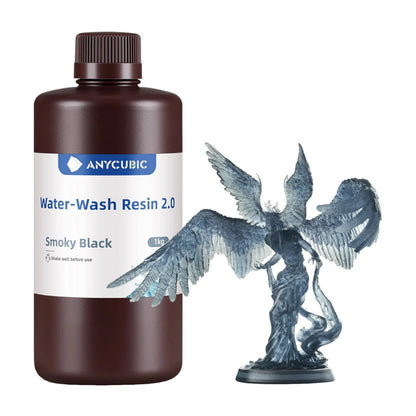 Anycubic Water Wash Resin 2.0 – Smoky Black