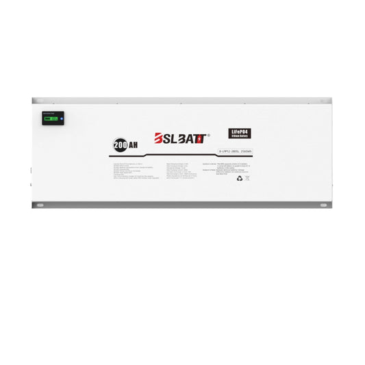 BSL Batt 12V 200Ah LiFePO4 Flat-pack