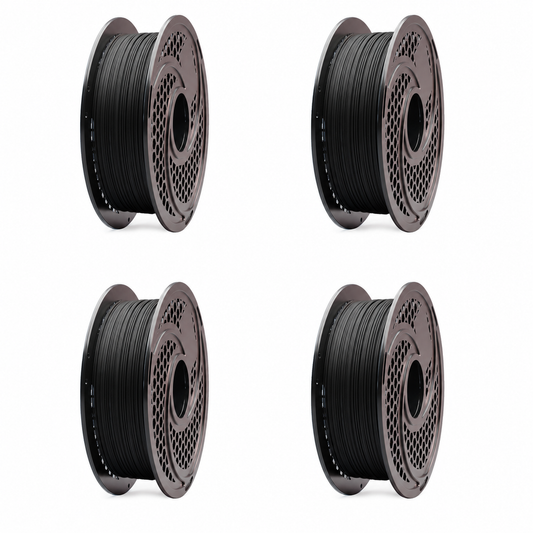 SA Filament | PLA Black Filament 1kg, 1.75mm 4-Pack | Manufactured in South Africa