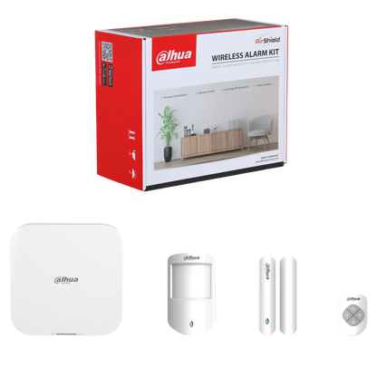 Dahua Wireless Alarm Kit   ARC3800H-03-W2(868) Wired and Wi-Fi (2.4G) + video verification