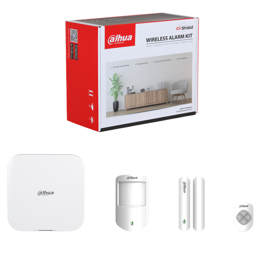 Dahua Wireless Alarm Kit   ARC3800H-03-W2(868) Wired and Wi-Fi (2.4G) + video verification