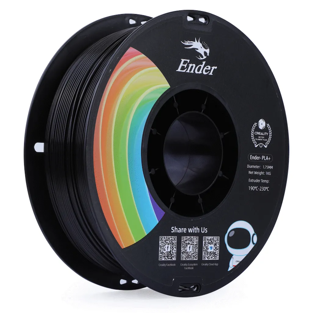 Creality Ender PLA+ Filament Black – 1 kg
