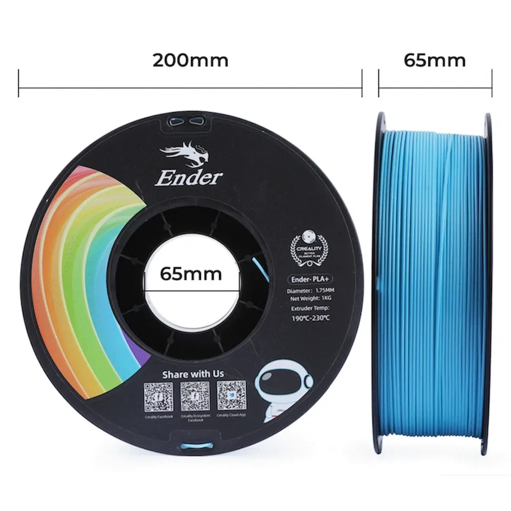 Creality Ender PLA+ Filament Blue – 1 kg