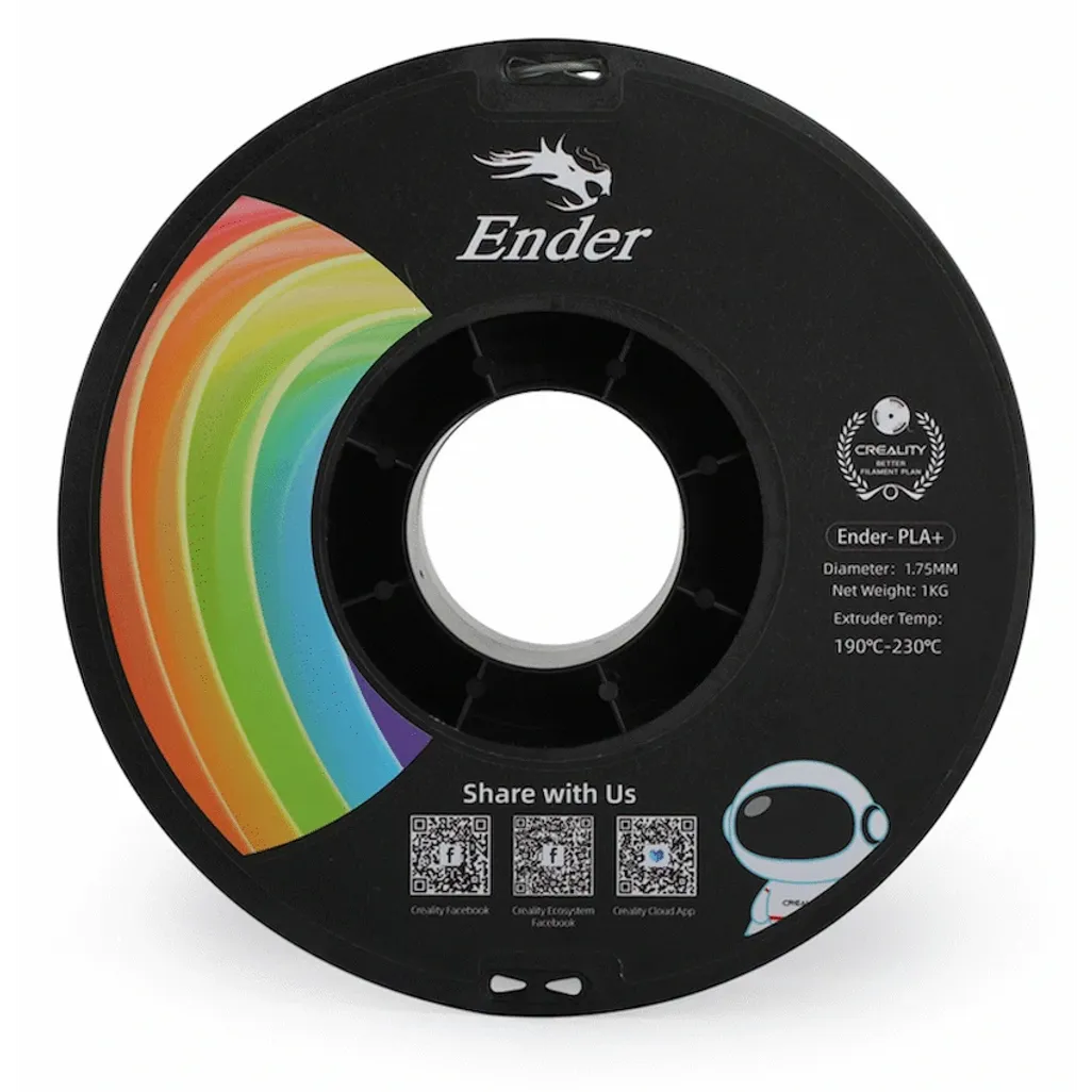 Creality Ender PLA+ Filament Grey – 1 kg