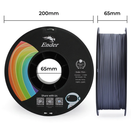 Creality Ender PLA+ Filament Grey – 1 kg