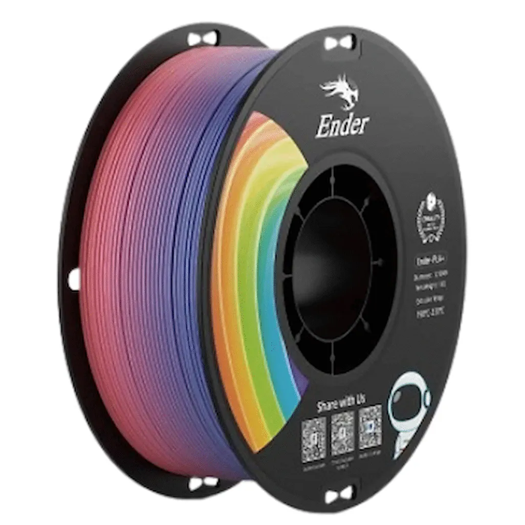 Creality Ender PLA+ Filament Rainbow – 1 kg
