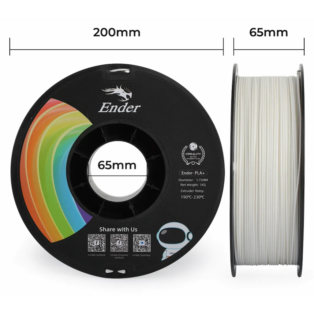 Creality Ender PLA+ Filament White – 1 kg