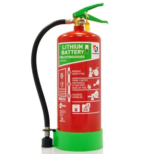 FIREBLOCK Lithium Battery Fire Extinguisher - 6 Litres