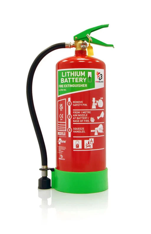 FIREBLOCK Lithium Battery Fire Extinguisher - 9 Litres x 20 Extinguishers