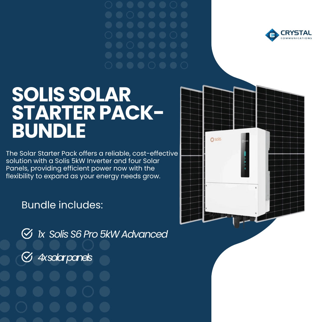 Solis 5kW Hybrid Inverter with 4x Solar Panels - Cost Savings Starter Kit