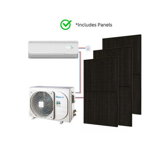 Solar Air Conditioner with panels