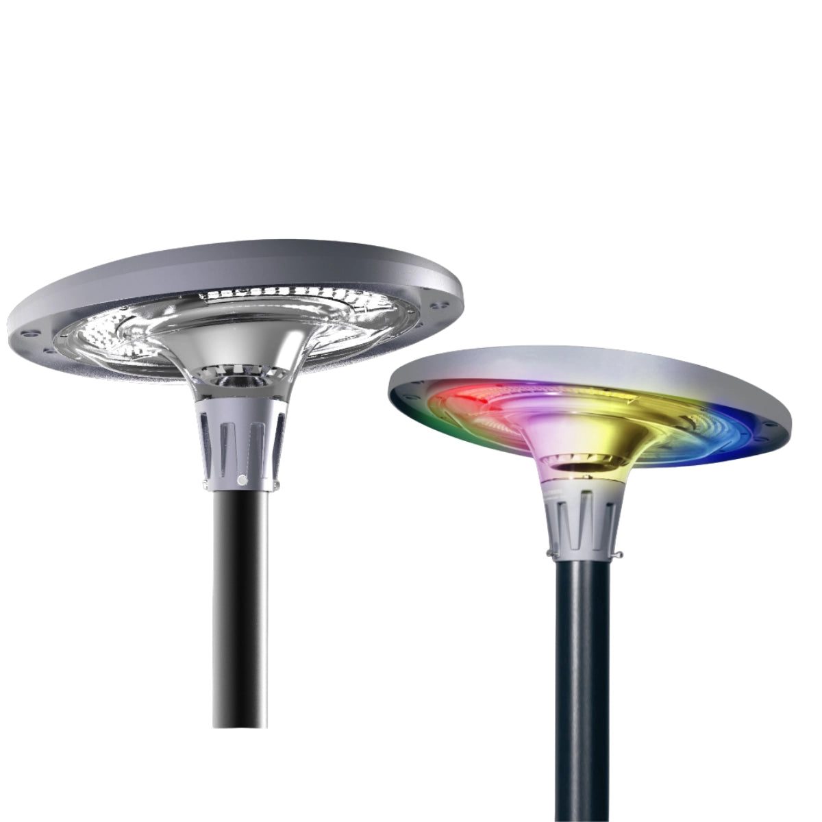 Inge 800W Multicolour LED Post Lamp with Motion Sensor