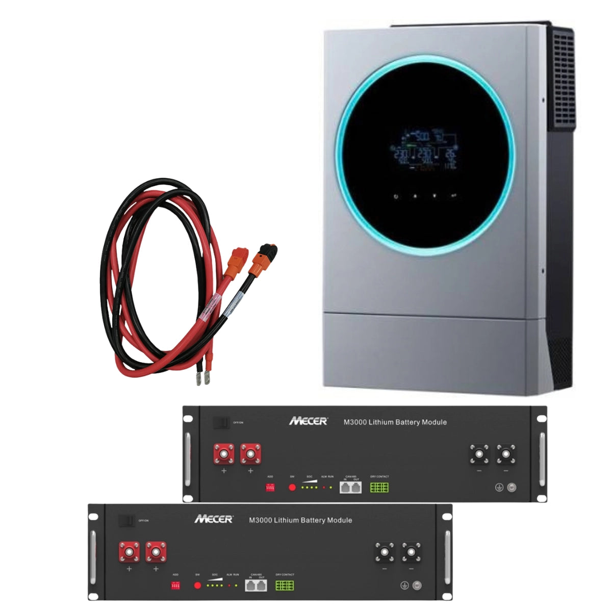 Mecer 5.6kW Inverter & 7kWh Lithium Battery Solar Combo Kit (SOL-5M4-M3)