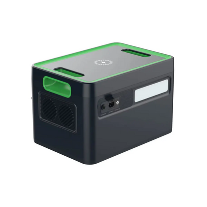 Photon Power Station 2400W with UPS, featuring AC output, wireless charger, and fast charging ports