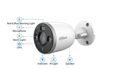 Dahua 5MP Fixed-focal Wi-Fi Bullet Network Camera