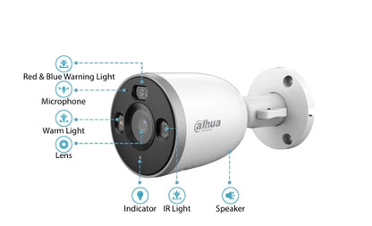 Dahua 5MP Fixed-focal Wi-Fi Bullet Network Camera