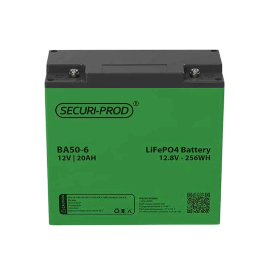 Securi-Prod Battery 12V 20Ah Lithium LiFePO4