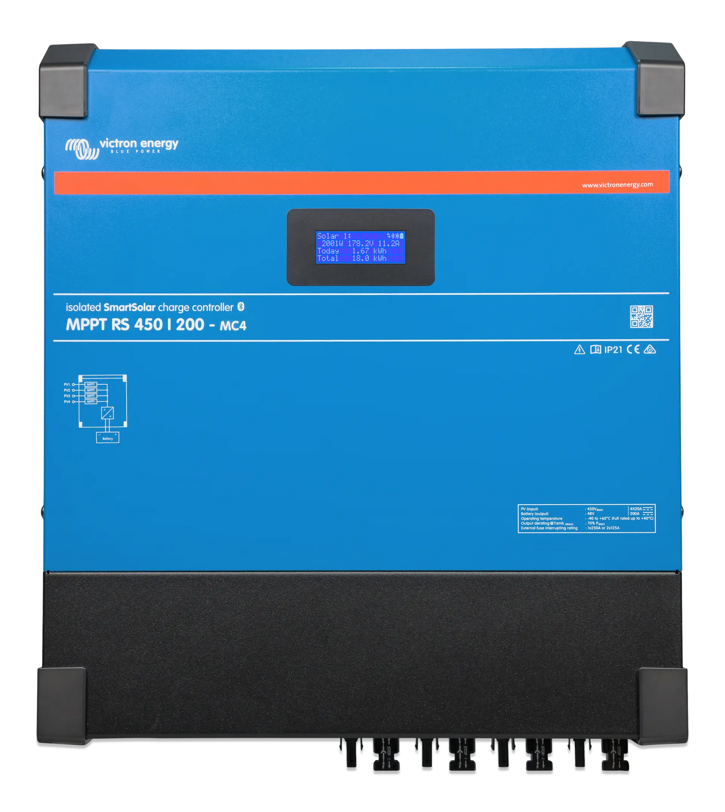 Victron SmartSolar MPPT RS 450/200-MC4
