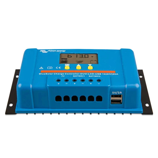 Victron BlueSolar PWM DUO-LCD&USB 12/24V-20A