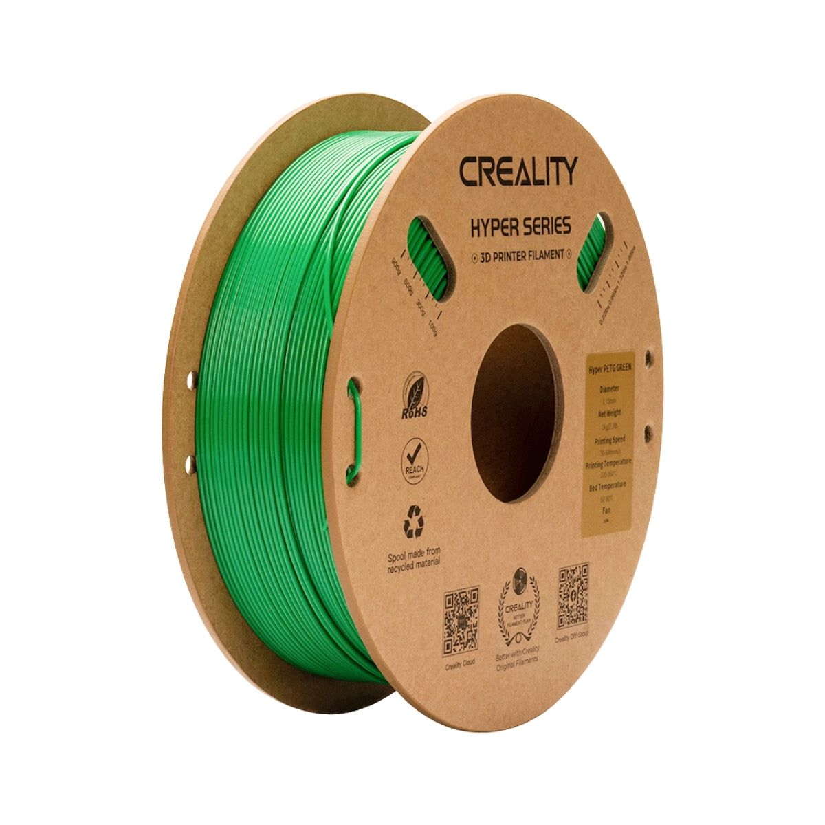 Creality Hyper PETG Filament - Green 1kg